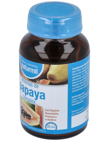 Naturmil Enzimas De Papaya Complex 90Comp