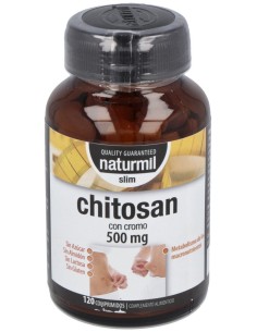 Naturmil Chitosan Strong 500 Mg 120 Comprimidos