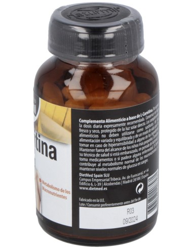L-Carnitina Slim 600Mg. 60Cap.