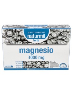 Naturmil Magnesio Forte 3000 Mg 20 Ampollas De 15 Ml