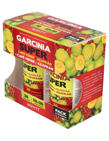 Garcinia Super+Cafe Verde+Azafran Super 30+30Comp.