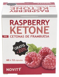 Naturmil Raspberry Ketone Cetona De Frambuesa 60+12Caps