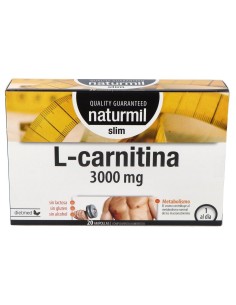 Naturmil L-Carnitina Strong 3000 Mg 20 Ampollas De 15 Ml