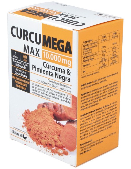 Dietmed Cúrcumax Complex 10.000 Mg 60Caps