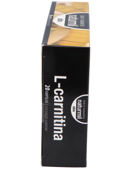 Naturmil L-Carnitina Strong 3000 Mg 20 Ampollas De 15 Ml