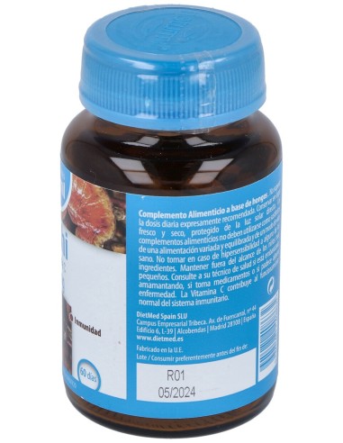 Reishi 600Mg. Con Vitamina C 60Comp.
