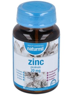 Naturmil Zinc 20Mg Picolinato 60Comp