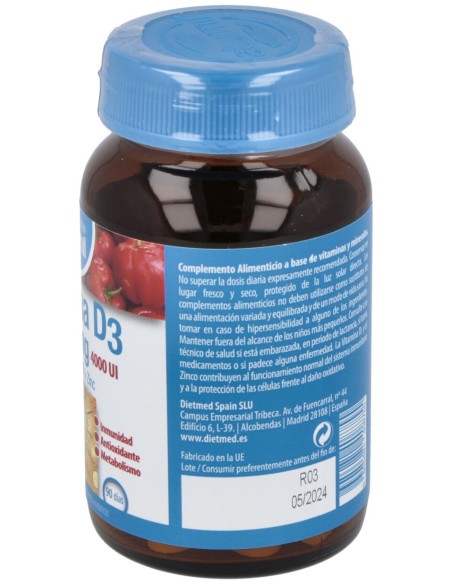 Naturmil Vitamina D3 Strong 90Comp