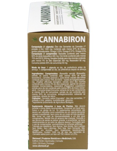 Dietmed Cannabiron 30Caps + 30Comp