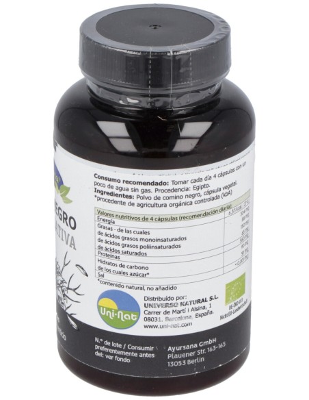 Ayursana Comino Negro Bio 200Caps