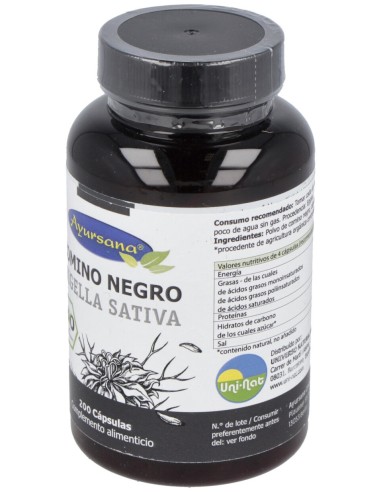 Ayursana Comino Negro Bio 200Caps