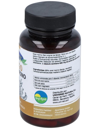 Cfn Sango Coral Calcio Marino 680Mg 60Caps