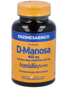 Enzime Sabinco D-Manosa 400Mg 60Caps