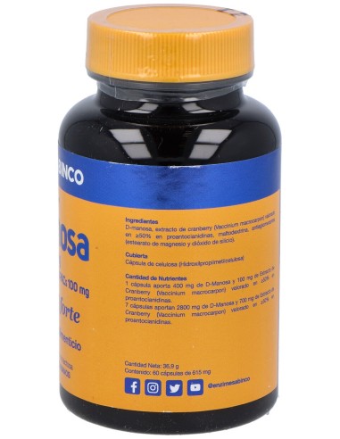 Enzime Sabinco D-Manosa 400Mg 60Caps