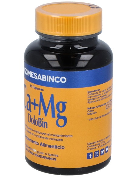 Enzime Sabinco Dolobin Ca+Mg 50Caps