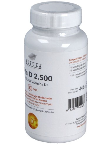 Betula Vita D 2500 90Caps