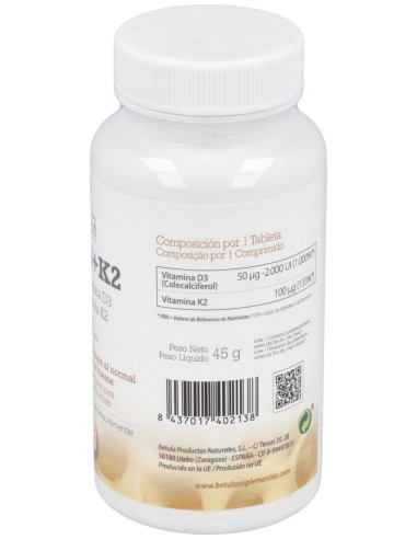 Betula Vita D3 + K2 90Comp