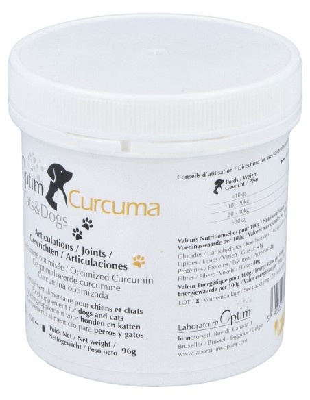 Optim Curcuma Cats & Dogs Polvo 96Gr.