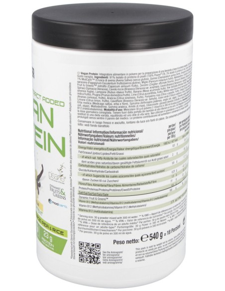 Weider Vegan Protein Vainilla 540Gr.