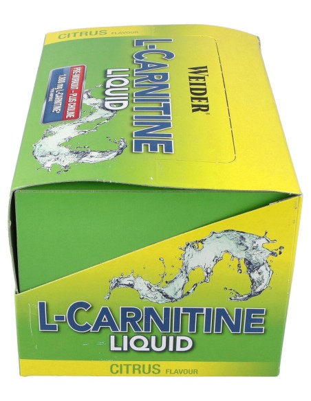 Weider L-Carnitina Liquid Sabor Limón 20Amp X 25Ml