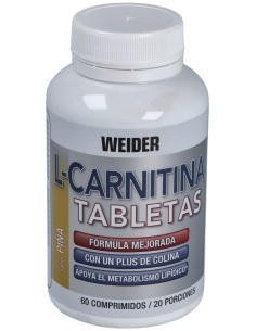 Weider Body Shaper L-Carnitine Masticables Sabor Piña...