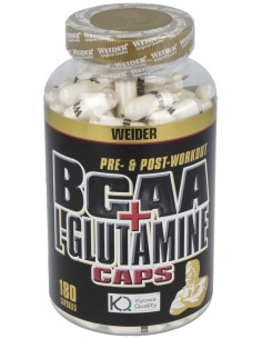 Weider Bcaa L-Glutamina 180Cap.