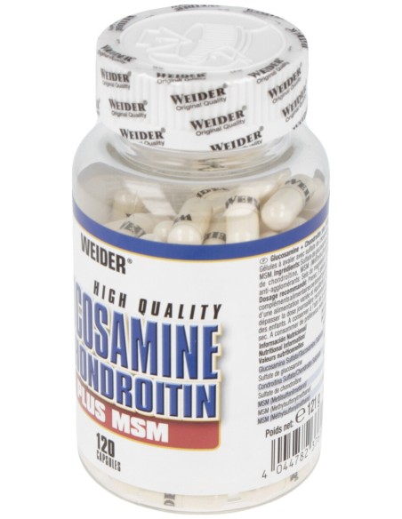 Weider Glucosamina Condroitina Msm 120Cap.