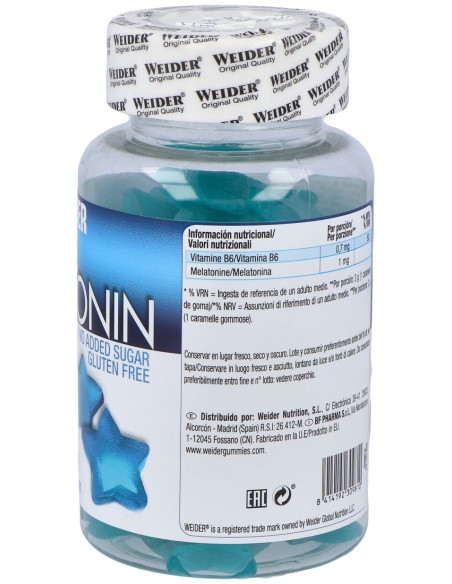 Weider Gummy Up Revolution Melatonin Up 250G 60 Gummies