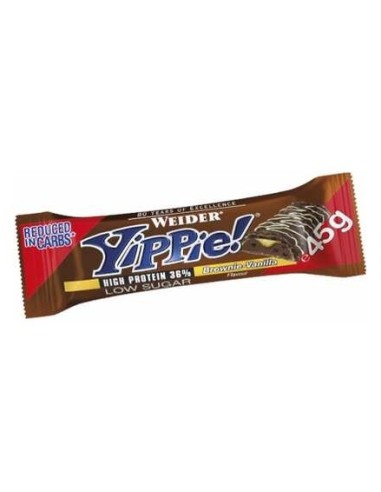 Yippie Weider Barritas Brownie-Vainilla 12Ud. 45Gr