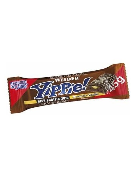 Yippie Weider Barritas Brownie-Vainilla 12Ud. 45Gr