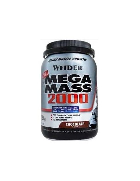 Weider Mega Mass 2000 Chocolate 1,5Kg.