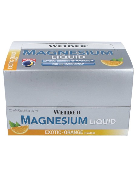 Weider Magnesium Liquid 20X25Ml