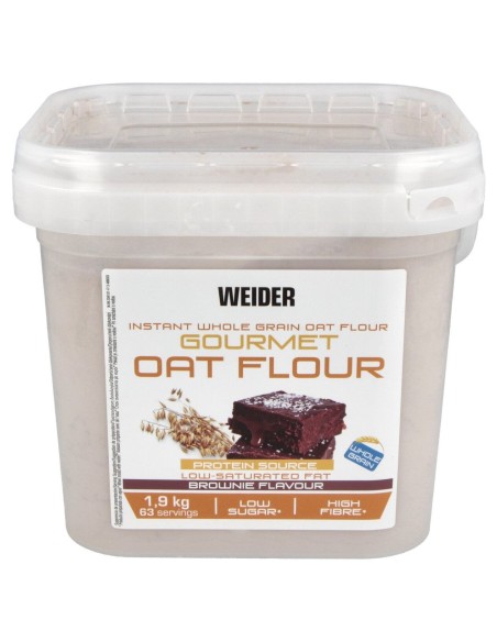 Weider Gourmet Harina De Avena Brownie 1,9Kg