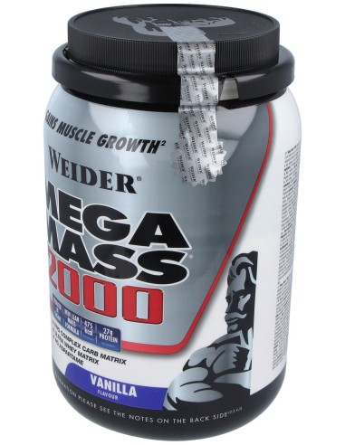Weider Mega Mass 2000 Vainilla 1,5Kg.