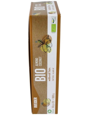 Weider Bio Natural Bar Barritas Almendra Coco...
