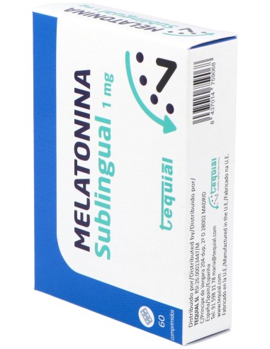 Tequial Melatonina Sublingual 1Mg 60Comp