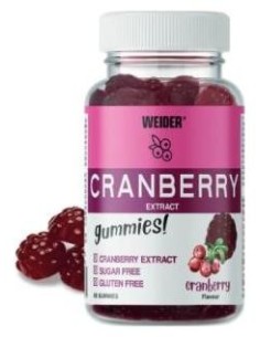Weider Cranberry Extract Arandano 60Gummies.