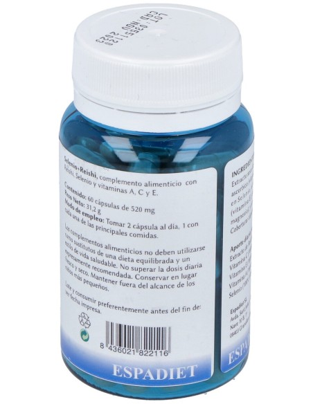 Espadiet Selenio Reishi 60Caps