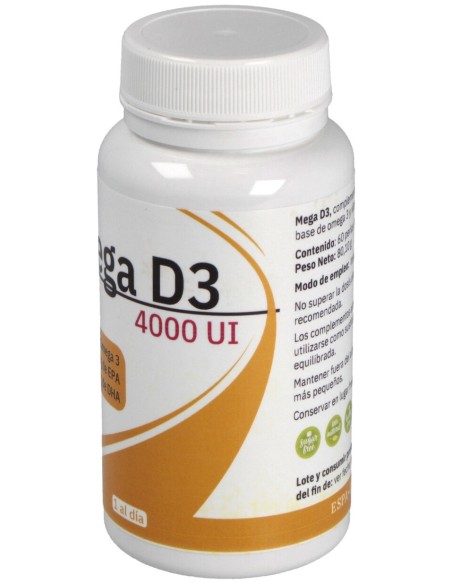 Mega D3 4000Ui 60Perlas