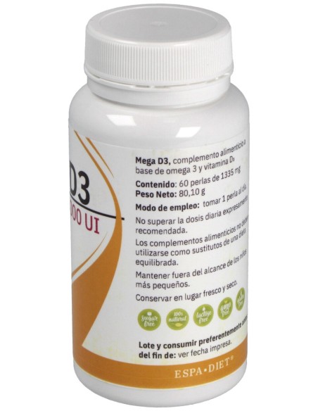 Mega D3 4000Ui 60Perlas