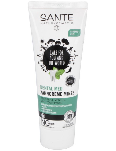 Sante Dentifrico Menta Sin Fluor 75Ml