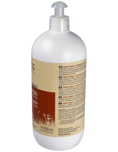 Sante Gel Ducha Family Coco & Vainilla Bio 950Ml