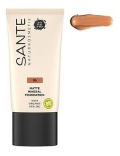Maquillaje Fluido Mineral Mate 06 Warm Caramel 30M