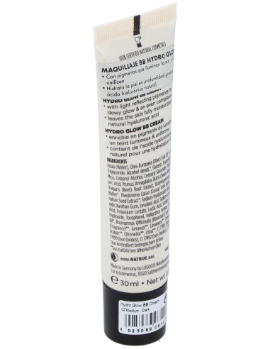 Maquillaje Bb Hydro Glow 02 Medium-Dark 30Ml.