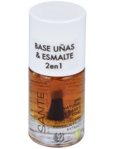 Sante Base Y Top Coat Esmalte Uñas Natural 2 En 1 10Ml
