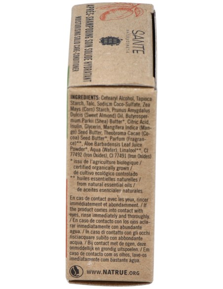 Sante Acondicionador Solido Hidratante Mango Aloe Vera 60G