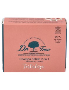 Dr. Tree Champú Sólido 2 En 1 Fortaleza 75G