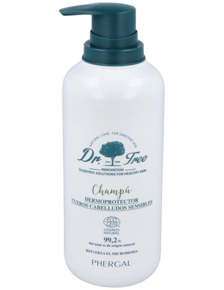 Dr. Tree Champú Dermoprotector Cuero Cabelludo Sensible 400Ml