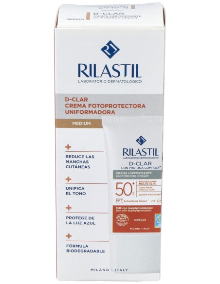 Rilastil D-Clar Spf50+ Crema Protectora 40Ml