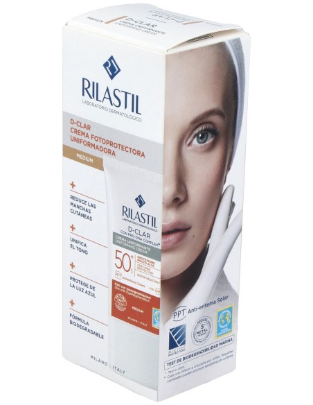 Rilastil D-Clar Spf50+ Crema Protectora 40Ml